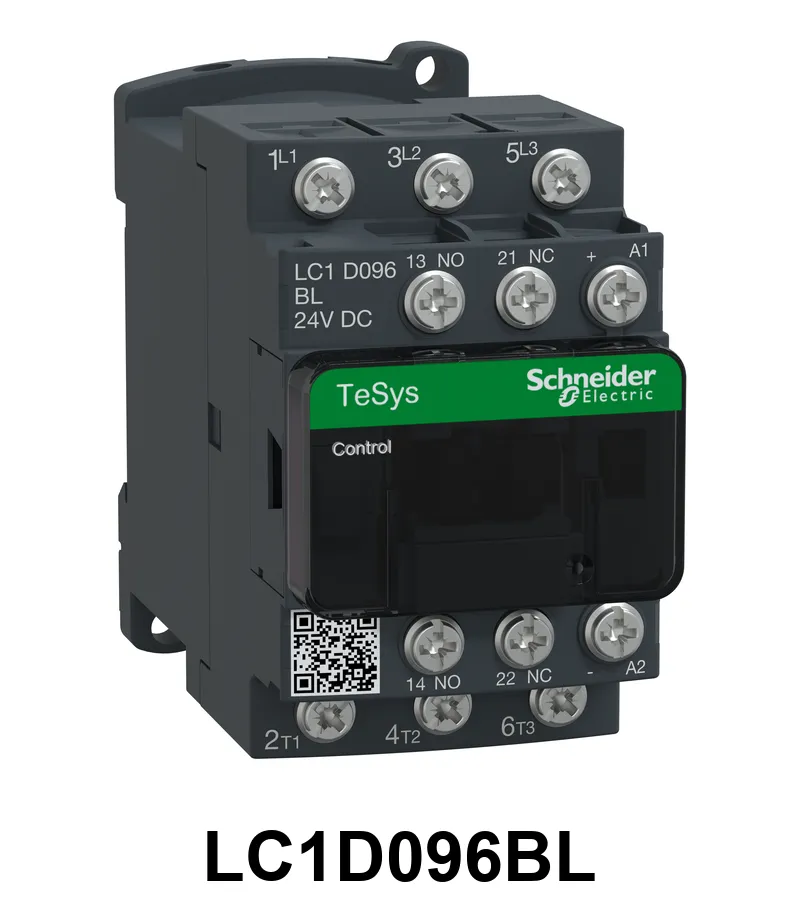 Contactor - TeSys D - 3P AC-3 - <=440 V 9 A - bobina 24 VCD Schneider