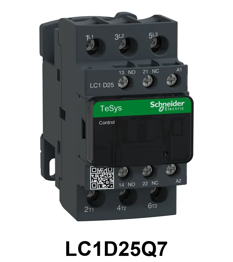 Contactor 25A 3P 1Na+1Nc 380Vca 50/60Hz Schneider