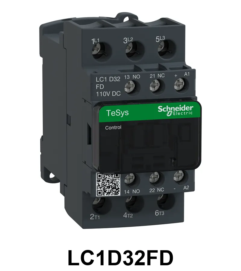 Contactor 32A 3P 1Na+1Nc 110Vcc Schneider