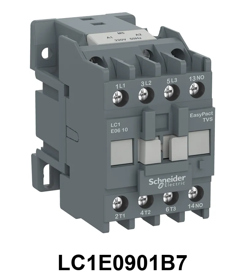 Contactor 9A 3P 24Vca 50/60Hz, Contacto Auxiliar Nc Schneider