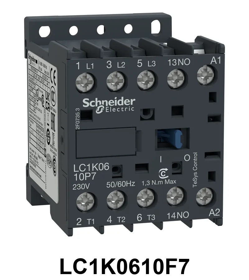 Cont. 3P 6A 1Na 110V 50/60Hz Schneider