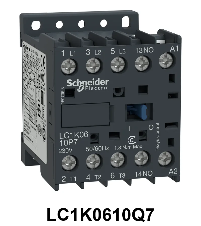 Cont. K 3P 6A 1Na 380V 50/60Hz Schneider
