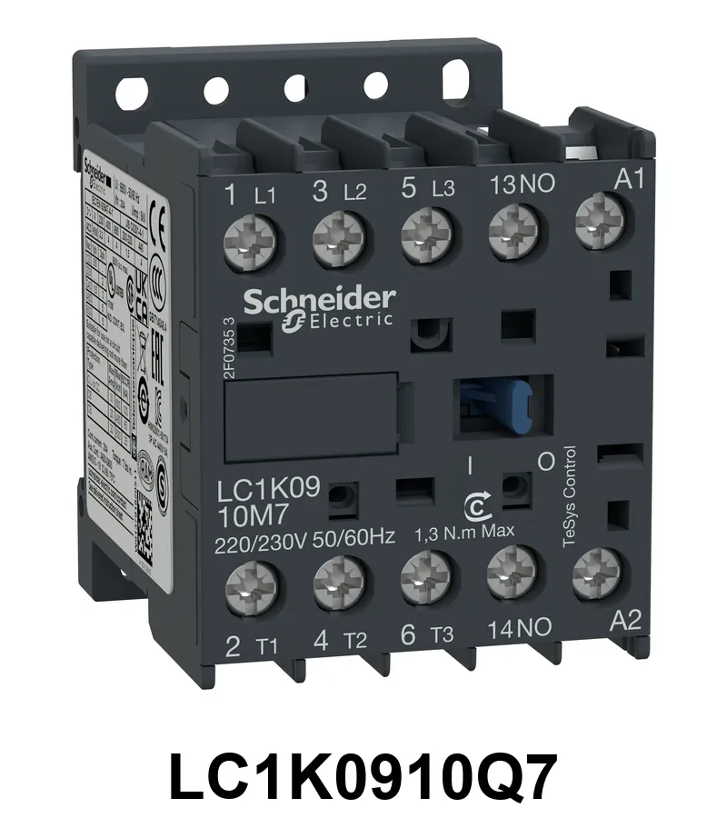 Cont. K 3P 9A 1Na 380V 50/60Hz Schneider