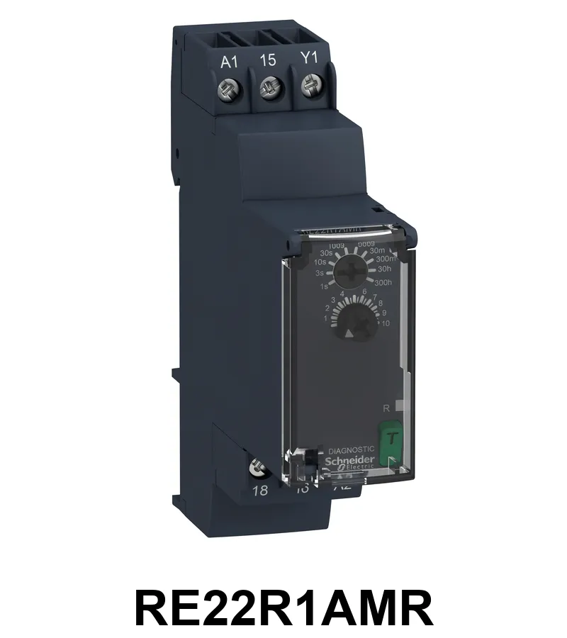 Relé temporizador modular Zelio Time 24-240 V CA/CC