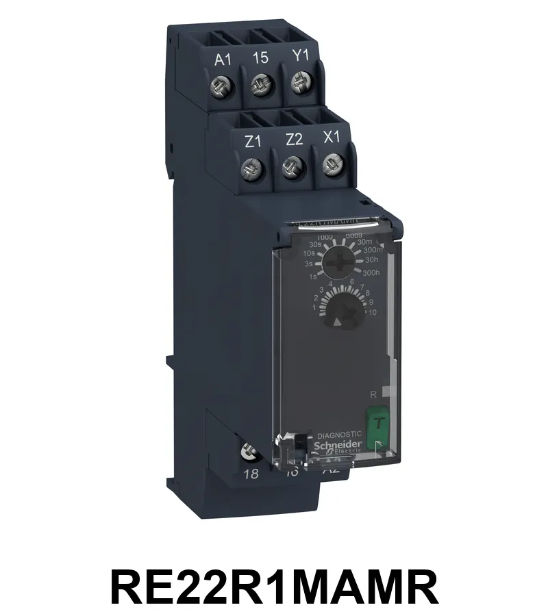 Relé De Temporización De Retardo A La Conexión - 0.05S / 300H - 24 / 240V Ac / Dc - 1C / O