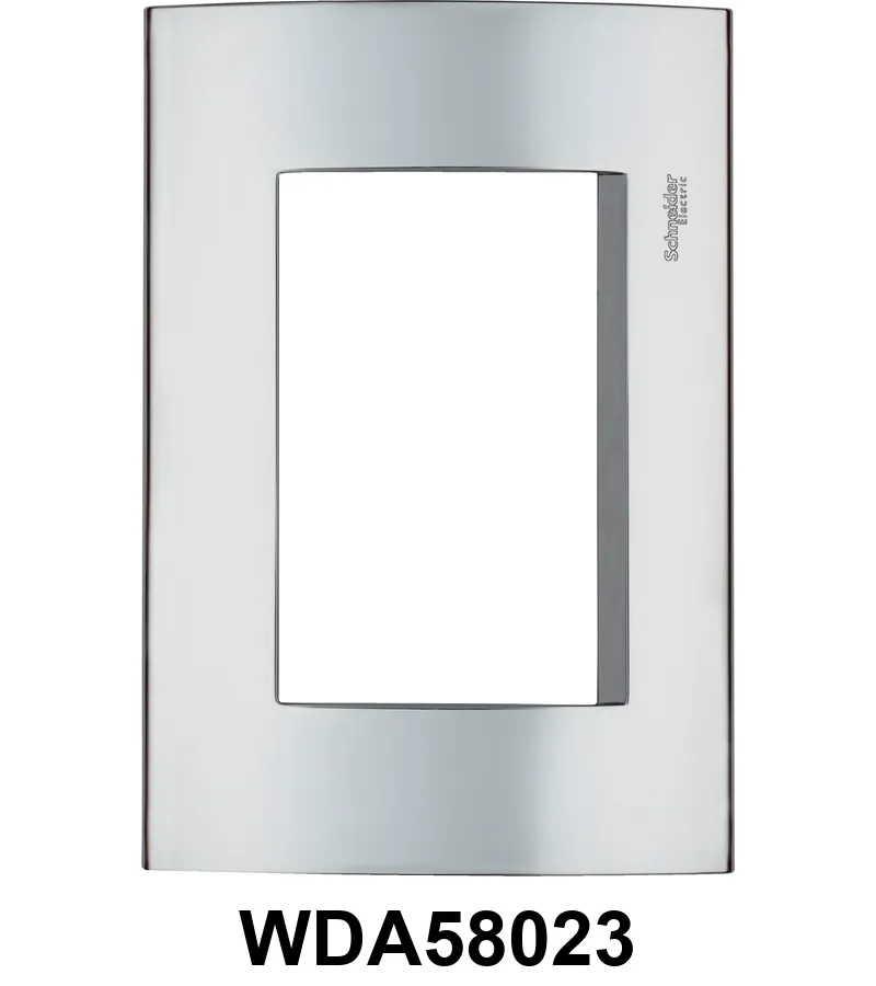 TAPA 3 MODULOS CROMO
