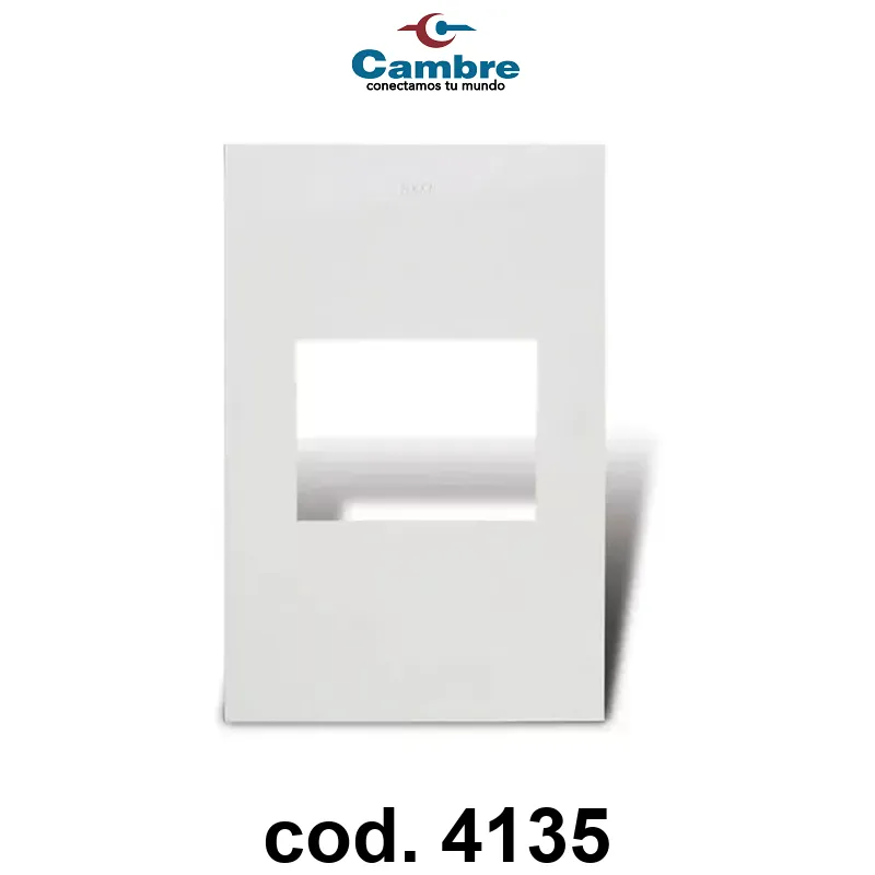 TAPA LUJO P/MODULO UNIVERSAL DOBLE