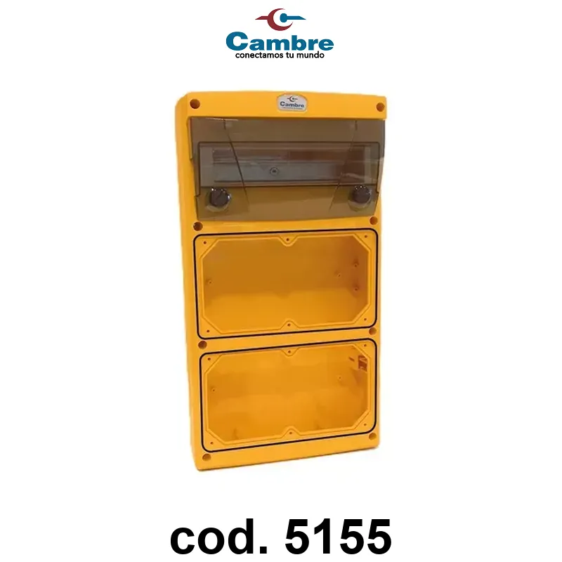 CBOX - TABLERO MURAL MULTIFUNCION AMARILLO IP55