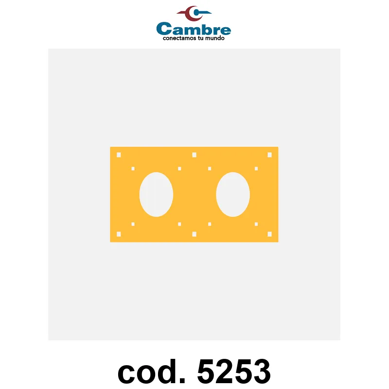 PLACA PORTANTE PARA CBOX AMARILLA