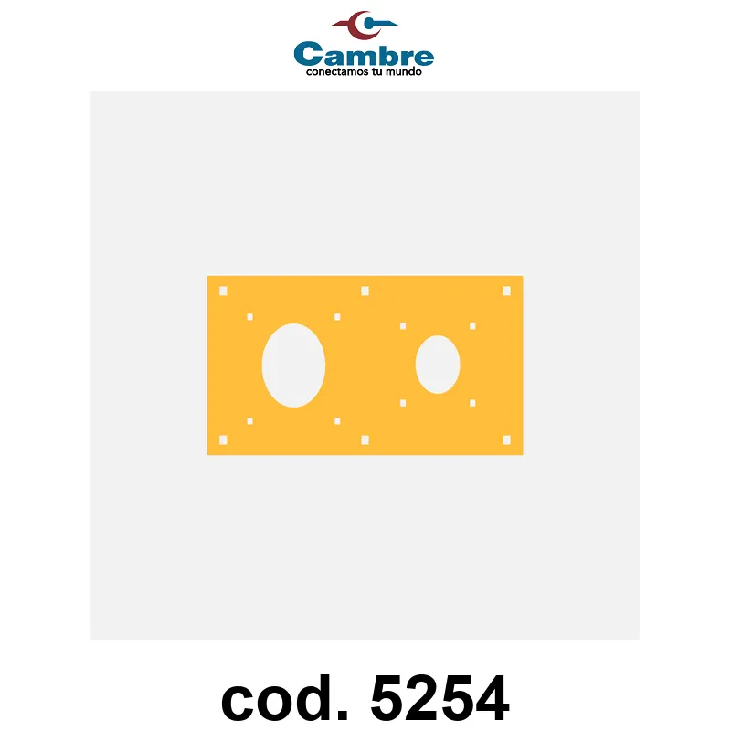 PLACA PORTANTE PARA CBOX AMARILLA
