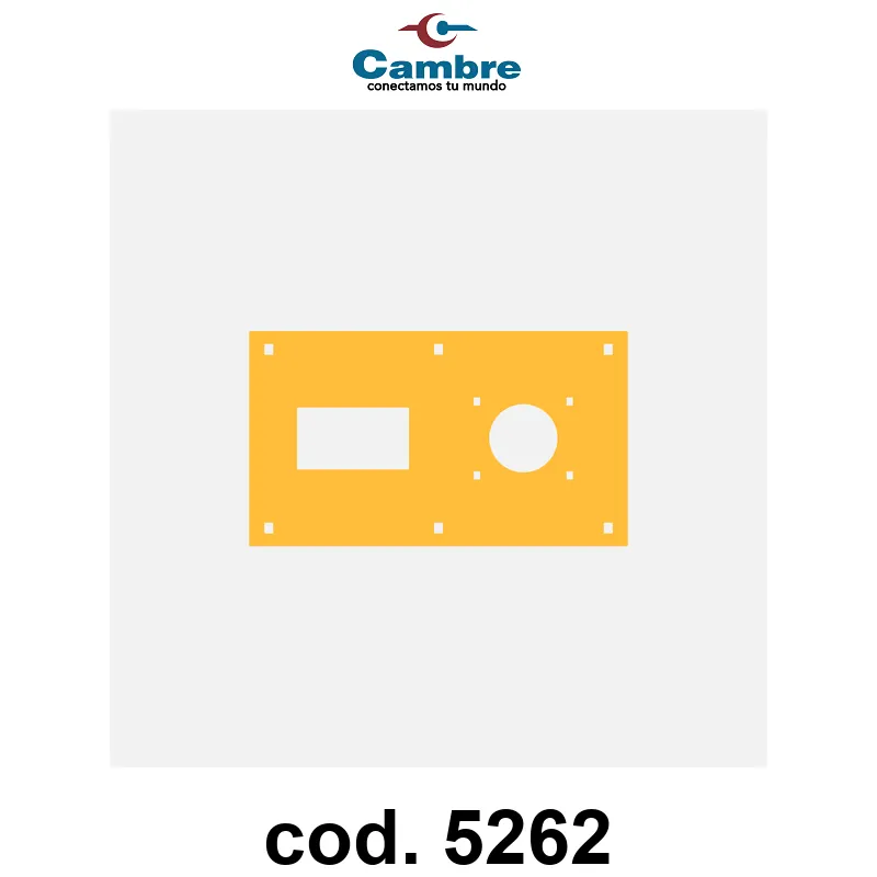 PLACA PORTANTE PARA CBOX AMARILLA