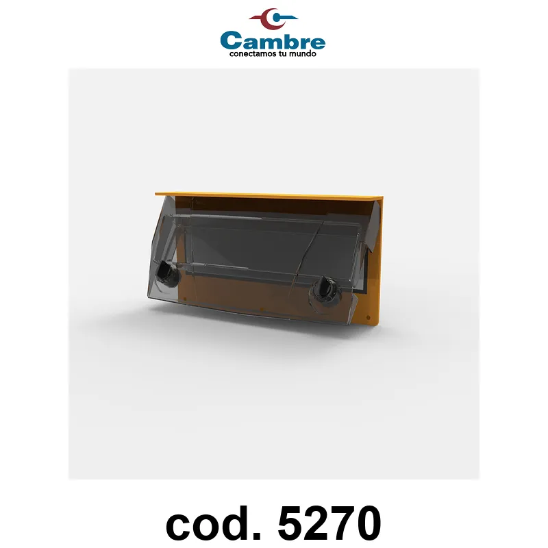 TAPA P/VISOR D/TERMICAS Y DISYUNTORES AMARILLA