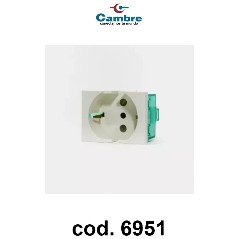 MODULO TOMA SCHUKO 16A. CON PROTECCION