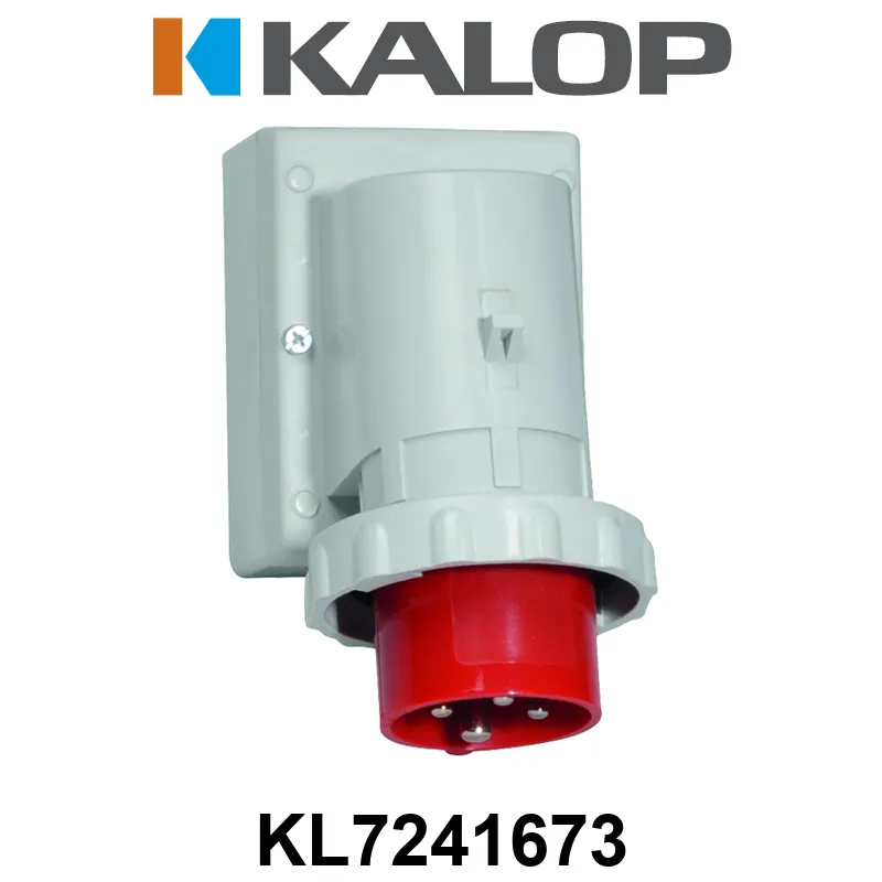 FICHA MACHO SOBREPONER 3P+T 16A IP67 380V