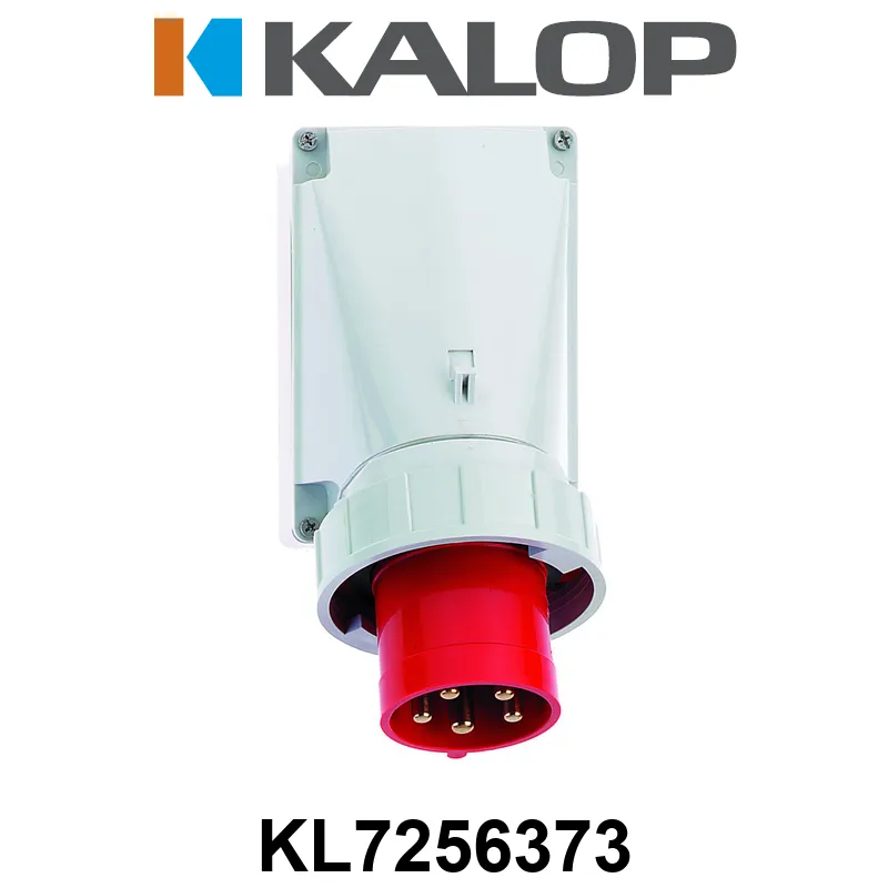 FICHA MACHO SOBREPONER 3P+N+T 63A IP67 380V