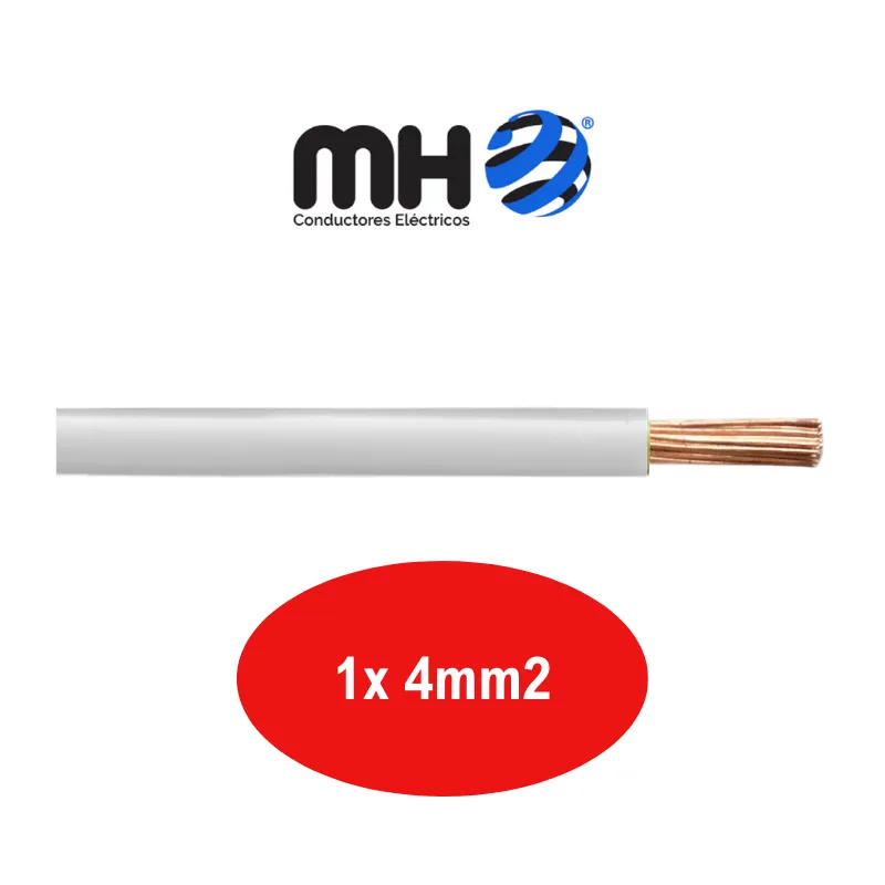 CABLE NORMALIZADO 1X  4 MM2 BLA UF-ECO MH x metro