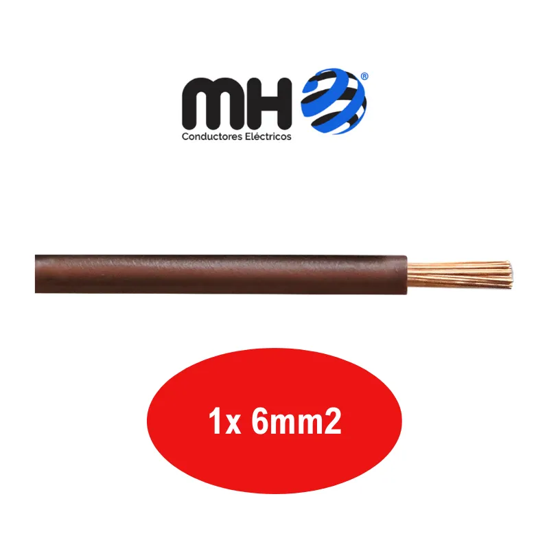CABLE NORMALIZADO 1X  6 MM2 MRR UF-ECO MH x metro