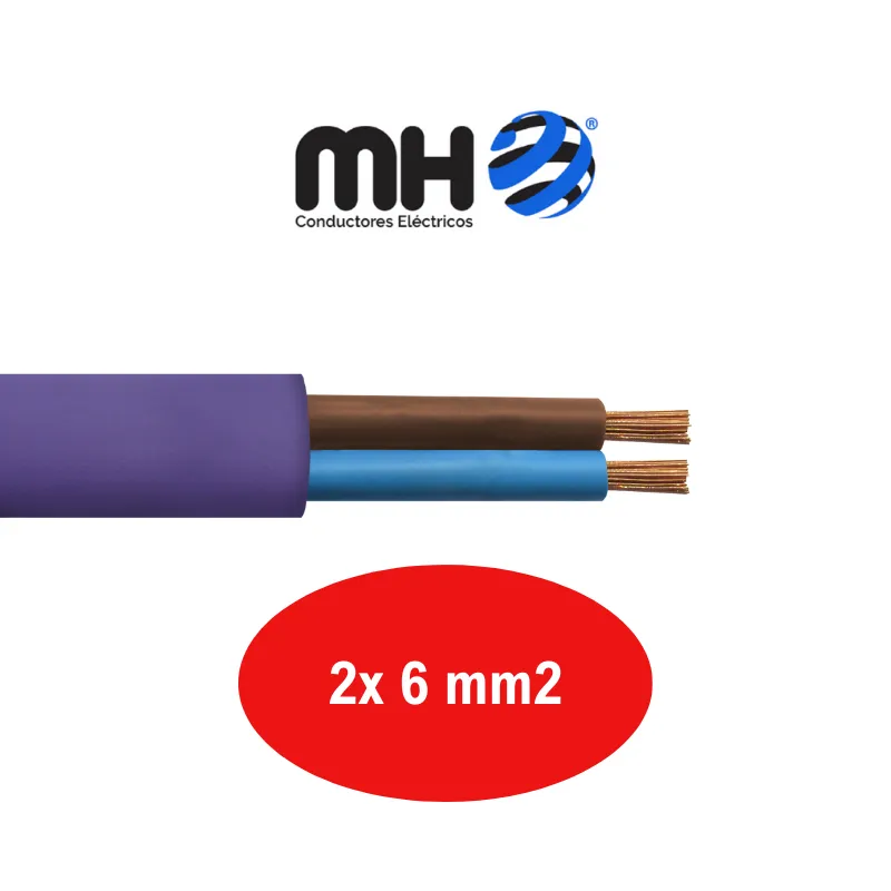 CABLE SUBTERRANEO  1KV CU  2X 6MM2 LS0H MH x metro