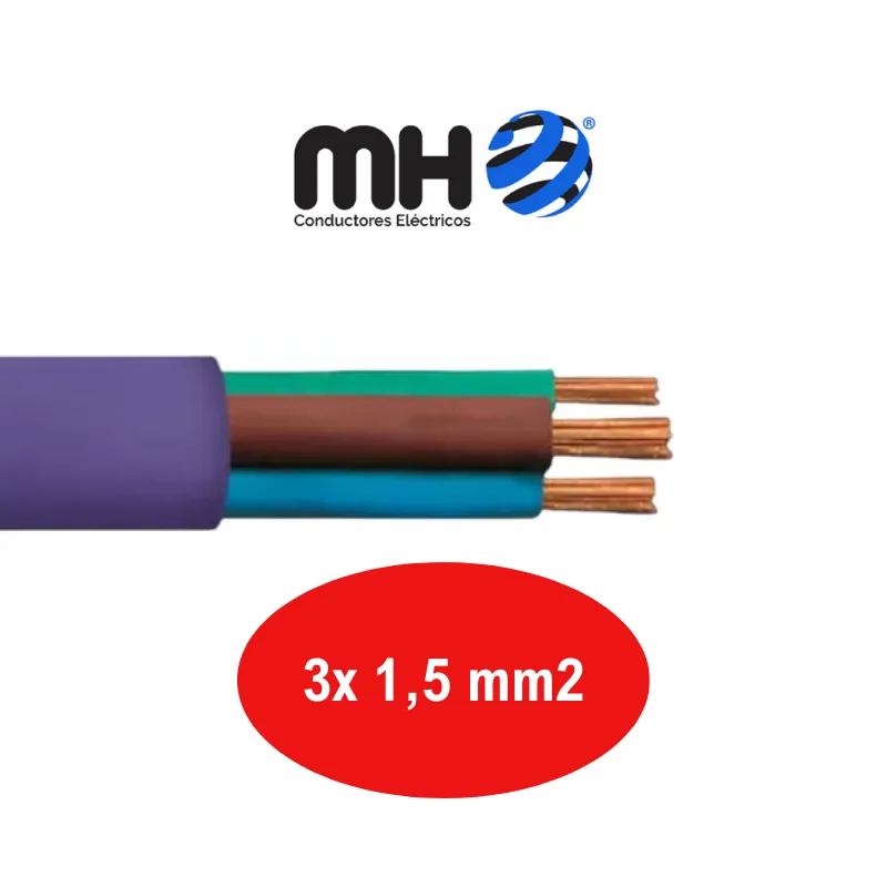 CABLE SUBTERRANEO  1KV CU  3X  1,5MM2 LS0H MH x metro