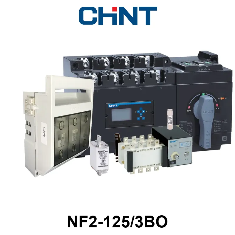 SECCIONADOR BAJO CARGA CHINT NF2 - 3 P - In:125A - Montaje: CAJA ARMADA IP66 - PERILLA NEGRA