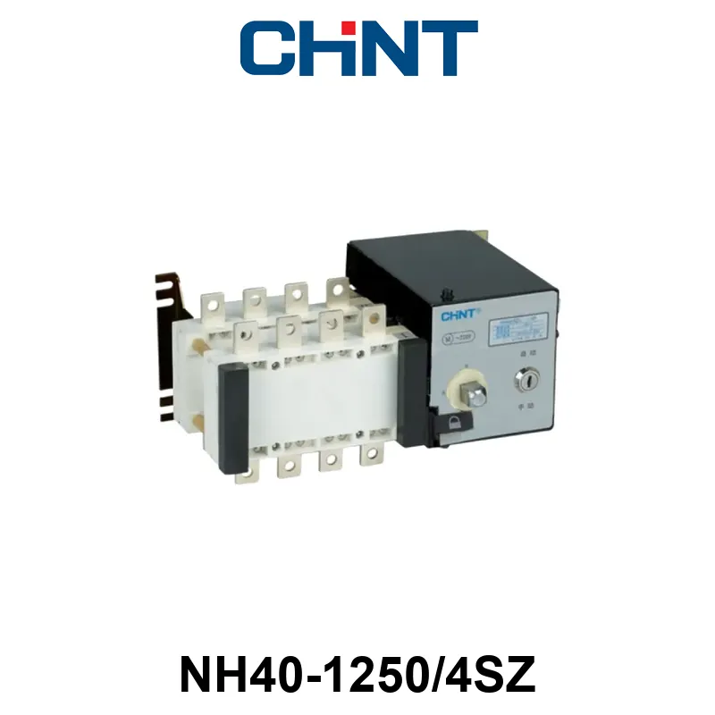 CONMUTADORA MOTORIZADA BAJO CARGA CHINT NH40_SZ - 4 P - In:1250A Cat: AC22B