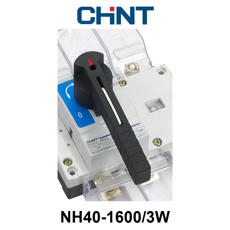 SECCIONADOR BAJO CARGA CHINT NH40 - 3 P - In:1600A Cat: AC22B - Manija c/eje a puerta