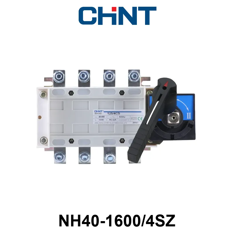 CONMUTADORA MOTORIZADA BAJO CARGA CHINT NH40_SZ - 4 P - In:1600A Cat: AC22B