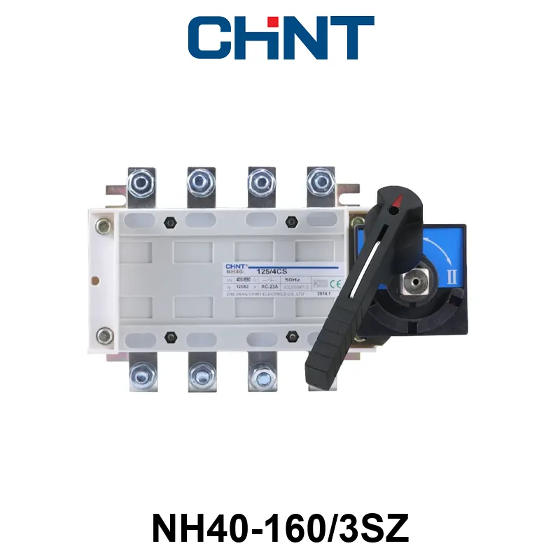 CONMUTADORA MOTORIZADA BAJO CARGA CHINT NH40_SZ - 3 P - In:160A Cat: AC23A