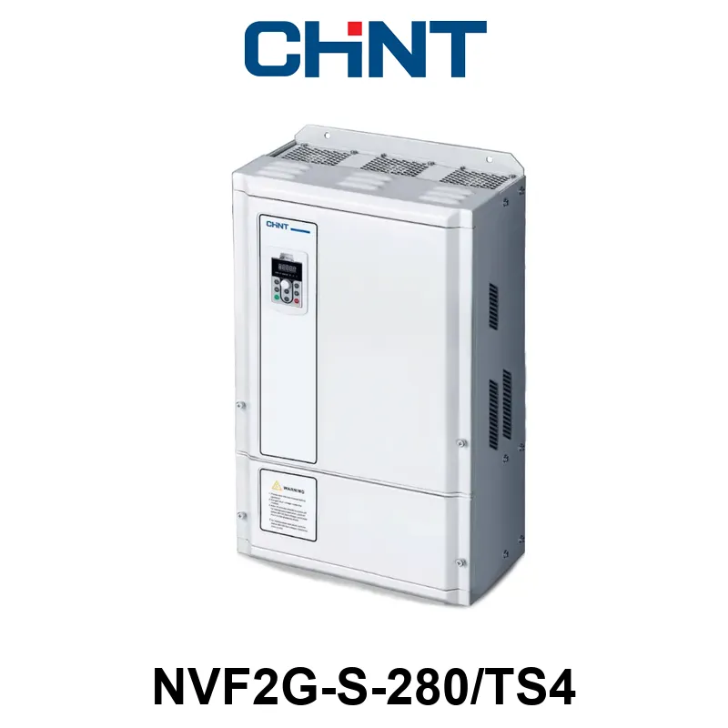 VARIADOR DE VELOCIDAD CHINT NVF2G-S-280/TS4; Alim.: Trifásica 380V; In: 520A; Pot: 280kW / 375HP
