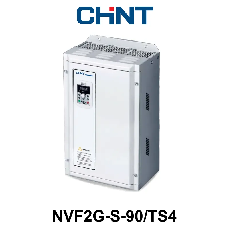 VARIADOR DE VELOCIDAD CHINT NVF2G-S-90/TS4; Alim.: Trifásica 380V; In: 176A; Pot: 90kW / 120HP