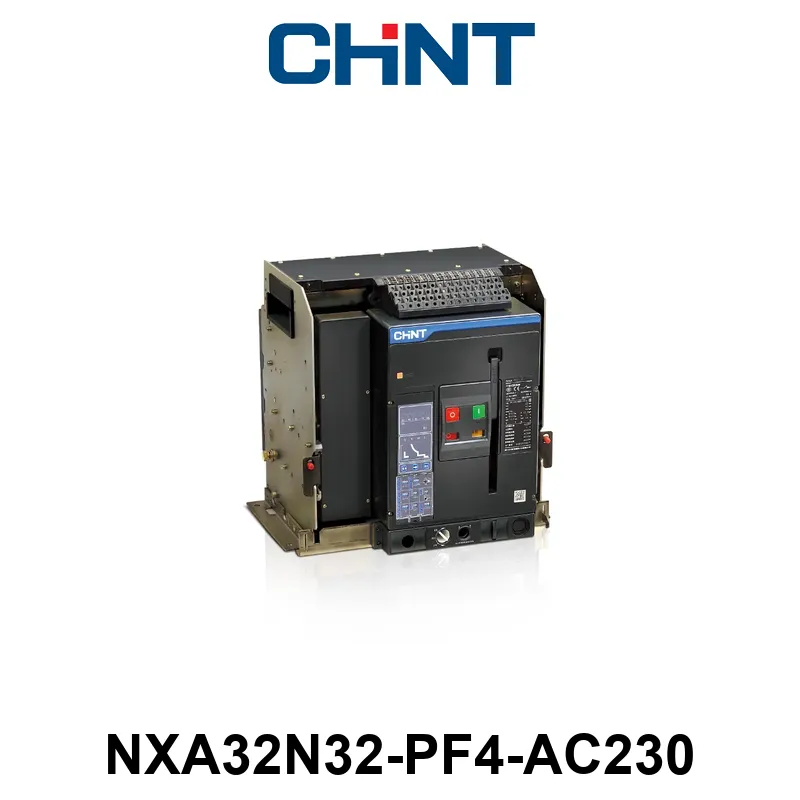 INT. ABIERTO AIRE - 4 P - Tamaño 32 - Fijo - In: 3200A - Icu: 80kA - Relé: P - Cdo: Motor