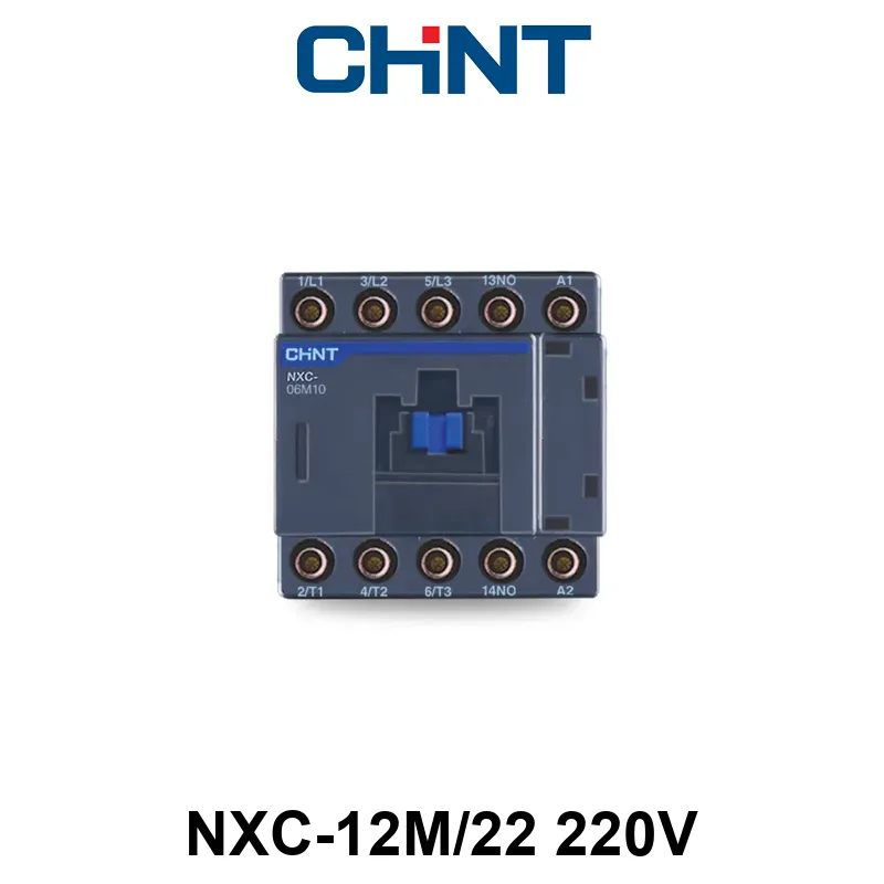 MINICONTACTOR CHINT NXC-12M/22 - In:12A - 4-POLOS (2NC + 2NA) - Bob: 220VCA