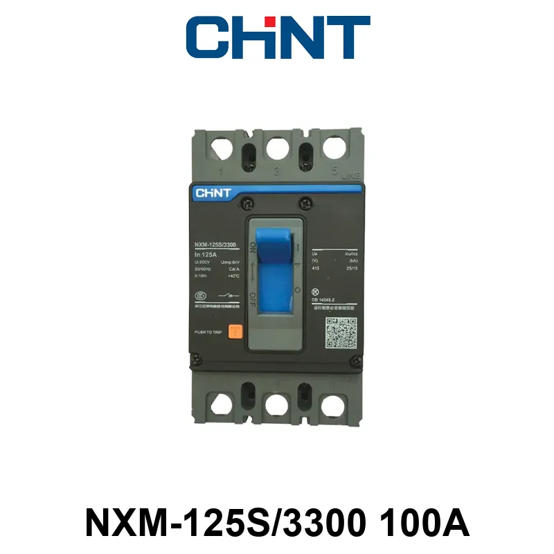 INTERRUPTOR CAJA MOLDEADA - 3 POLOS - Tamaño 125 - In:100A Icu: 25kA - REG. FIJA