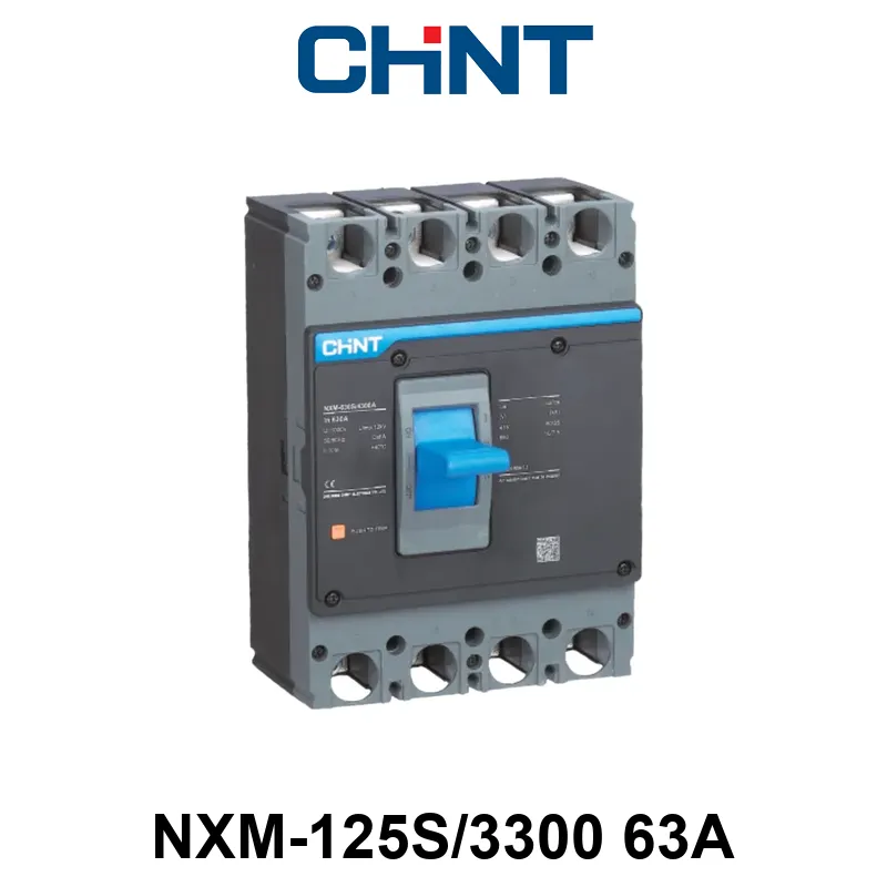 INTERRUPTOR CAJA MOLDEADA - 3 POLOS - Tamaño 125 - In:63A Icu: 25kA - REG. FIJA