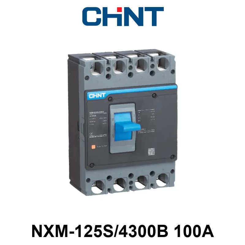 INTERRUPTOR CAJA MOLDEADA - 4 POLOS - Tamaño 125 - In:100A Icu: 25kA - REG. FIJA