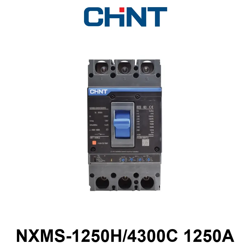 INTERRUPTOR CAJA MOLDEADA - 4 P -In:1250A Icu:70kA -REG. ELEC. L:630-1250A -S:<8 Ir -I:<12 In -N:REG