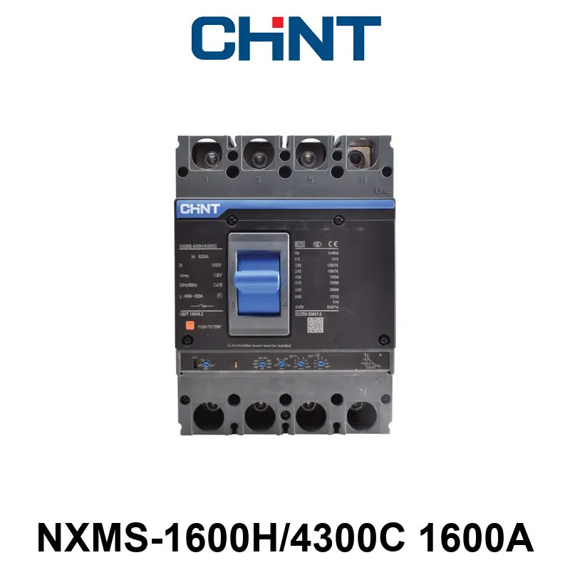 INTERRUPTOR CAJA MOLDEADA - 4 P -In:1600A Icu:70kA -REG. ELEC. L:800-1600A -S:<8 Ir -I:<12 In -N:REG