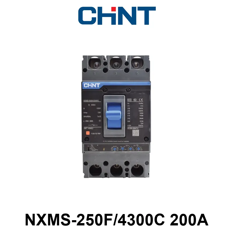INTERRUPTOR CAJA MOLDEADA - 4 P -In:200A Icu:36kA -REG. ELEC. L:100-200A -S:<8 Ir -I:<12 In -N:REG