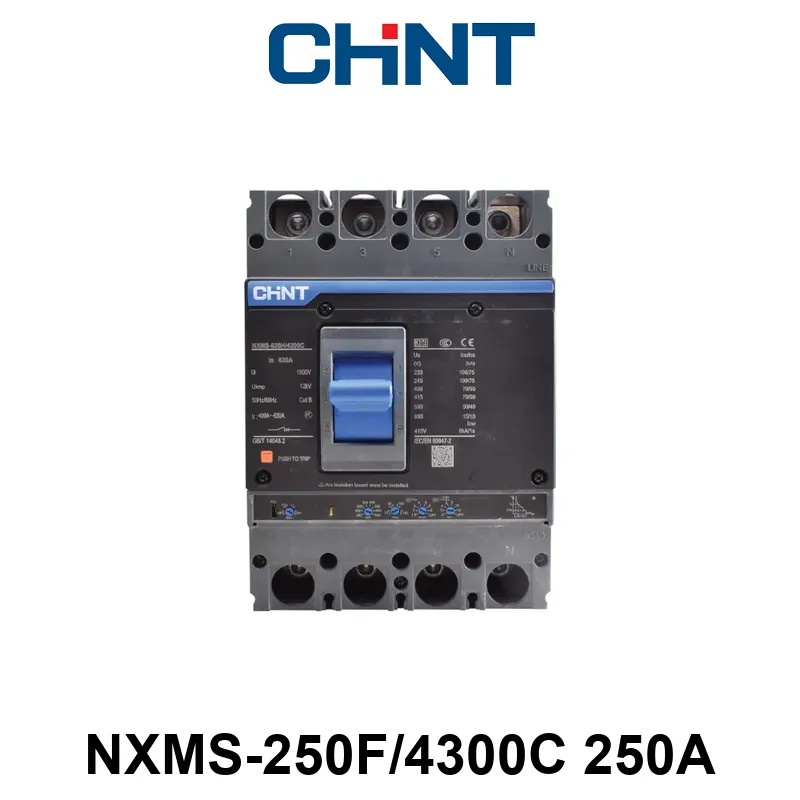 INTERRUPTOR CAJA MOLDEADA - 4 P -In:250A Icu:36kA -REG. ELEC. L:125-250A -S:<8 Ir -I:<12 In -N:REG