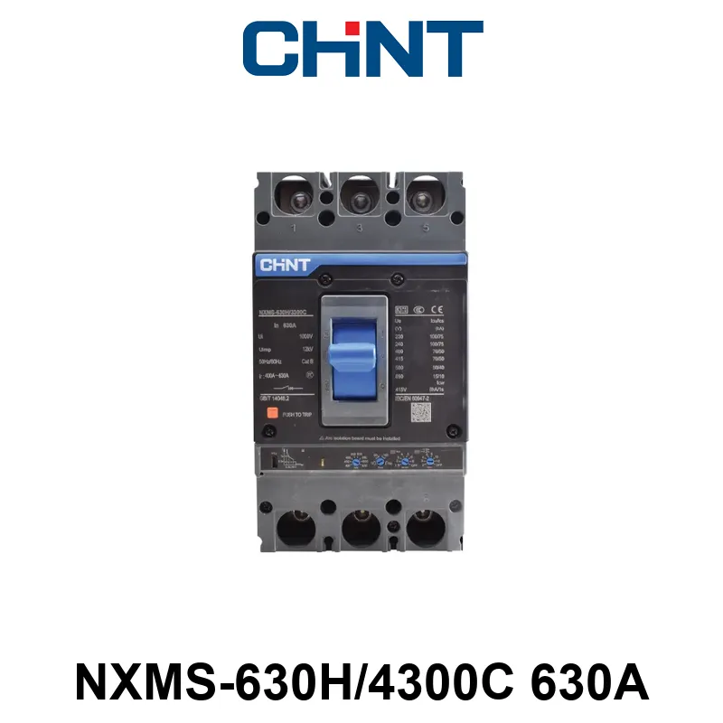 INTERRUPTOR CAJA MOLDEADA - 4 P -In:630A Icu:70kA -REG. ELEC. L:400-630A -S:<8 Ir -I:<12 In -N:REG