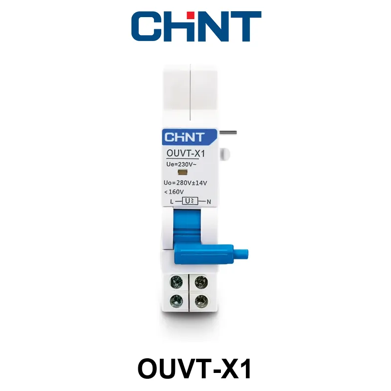 PROTECTOR DE SOBRE/BAJO VOLTAJE CHINT COMPATIBLE CON INTERRUPTOR DE CIRCUITO NXB-63