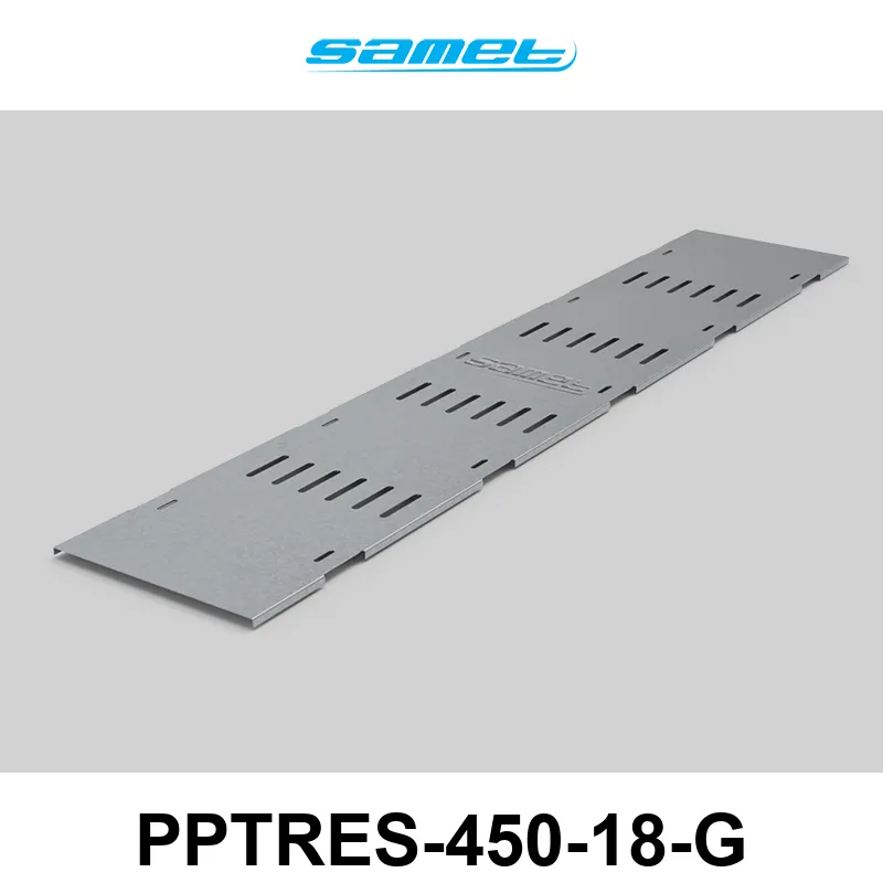 PISO PERFORADO TRAMO RECTO  ESCALERA SMARTTRAY de 450 mm #18 GALV. EN CALIENTE