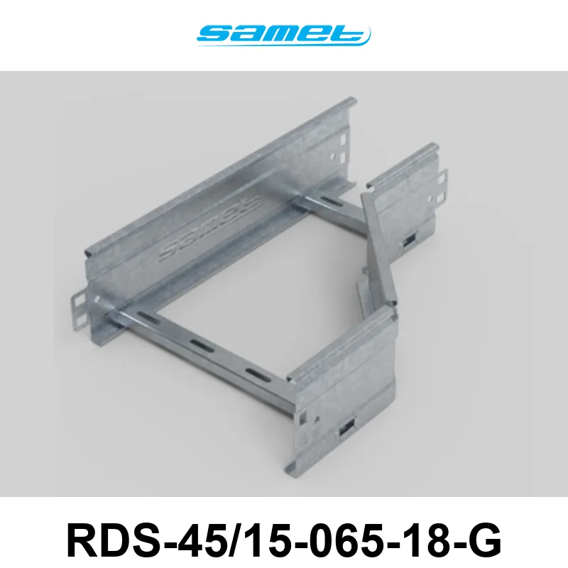 REDUCCIÓN DERECHA ESCALERA SMARTTRAY DE 450 A 150 mm ALA 65 mm #18 GALV. EN CALIENTE