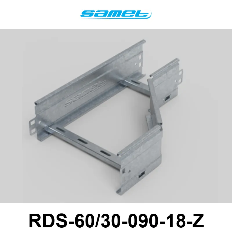 REDUCCIÓN DERECHA ESCALERA SMARTTRAY DE 600 A 300 mm ALA 90 mm #18 ZINGRIP