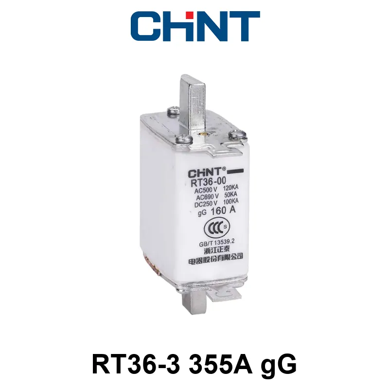 FUSIBLE TIPO NH - Tamaño: 3 - In: 355A gG - Icc: 120kA @ 500VCA, 100kA @ 440VCC