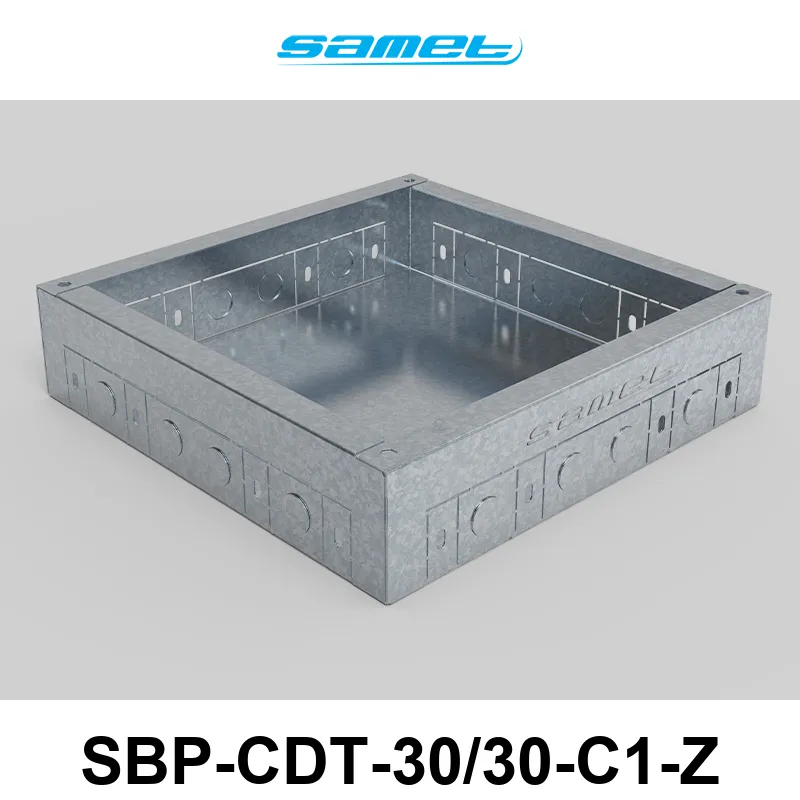 Caja Dist. Con Tapa Bajo Piso 300/300MM para BOX C1