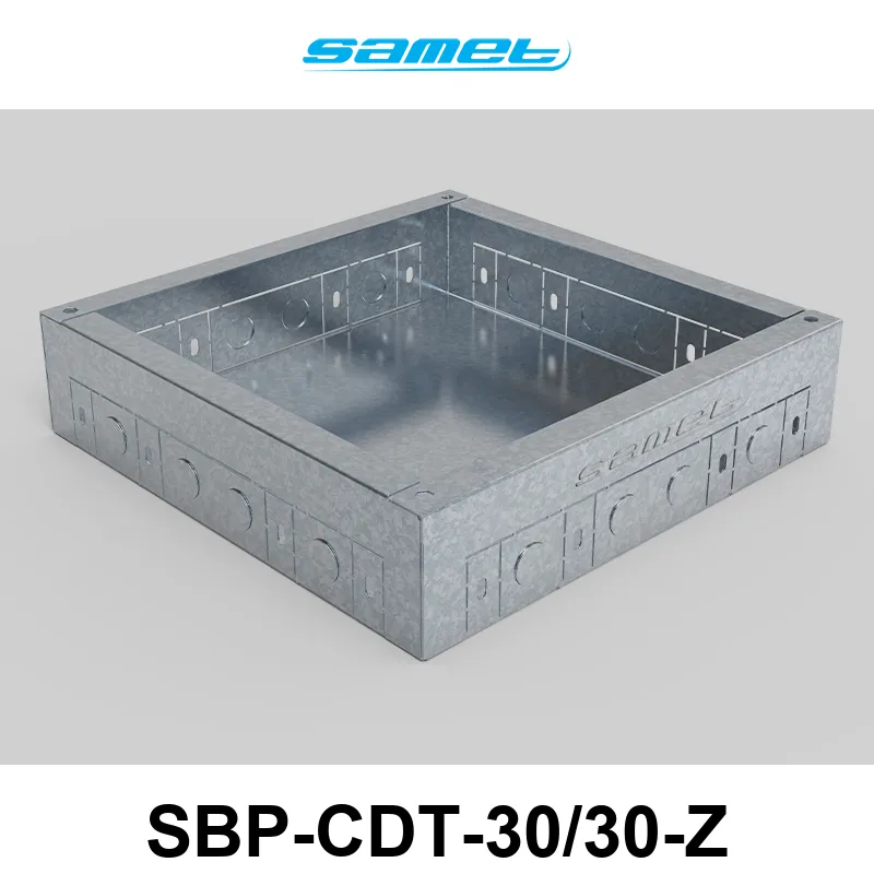 Caja Dist. Con Tapa Bajo Piso 300/300MM para BOX C3