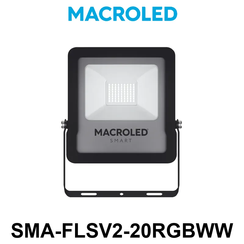 REFLECTOR LED MACROLED PRO SMART 20W AC100-240V RGB+WW IK08