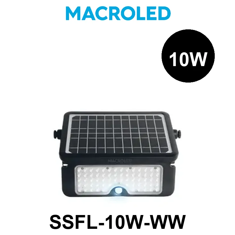 REFLECTOR SOLAR REVATIBLE CON SENSOR DE MOVIMIENTO 10W 3000K