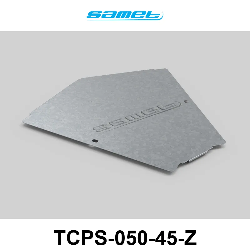 TAPA P/CURVA PLANA SMARTTRAY DE 50 mm A 45º #22